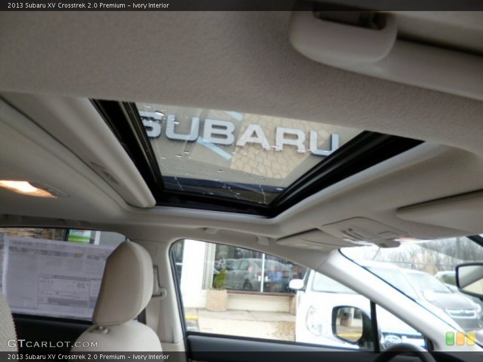 Ivory Interior Sunroof for the 2013 Subaru XV Crosstrek 2.0 Premium #78882639