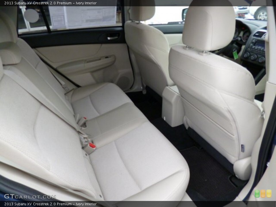 Ivory Interior Rear Seat for the 2013 Subaru XV Crosstrek 2.0 Premium #78882657