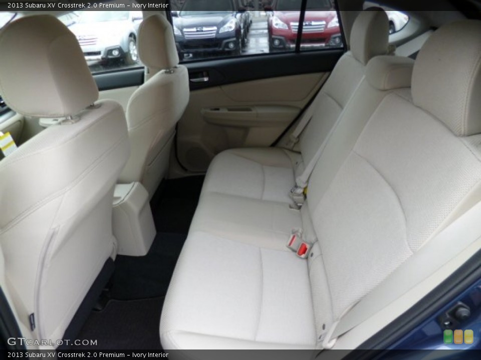 Ivory Interior Rear Seat for the 2013 Subaru XV Crosstrek 2.0 Premium #78882684