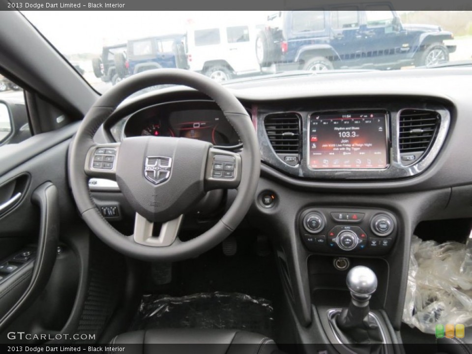Black Interior Dashboard for the 2013 Dodge Dart Limited #78882773