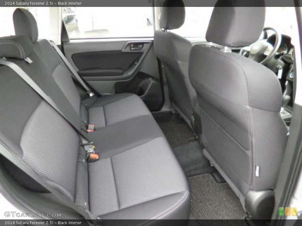 Black Interior Rear Seat for the 2014 Subaru Forester 2.5i #78882996