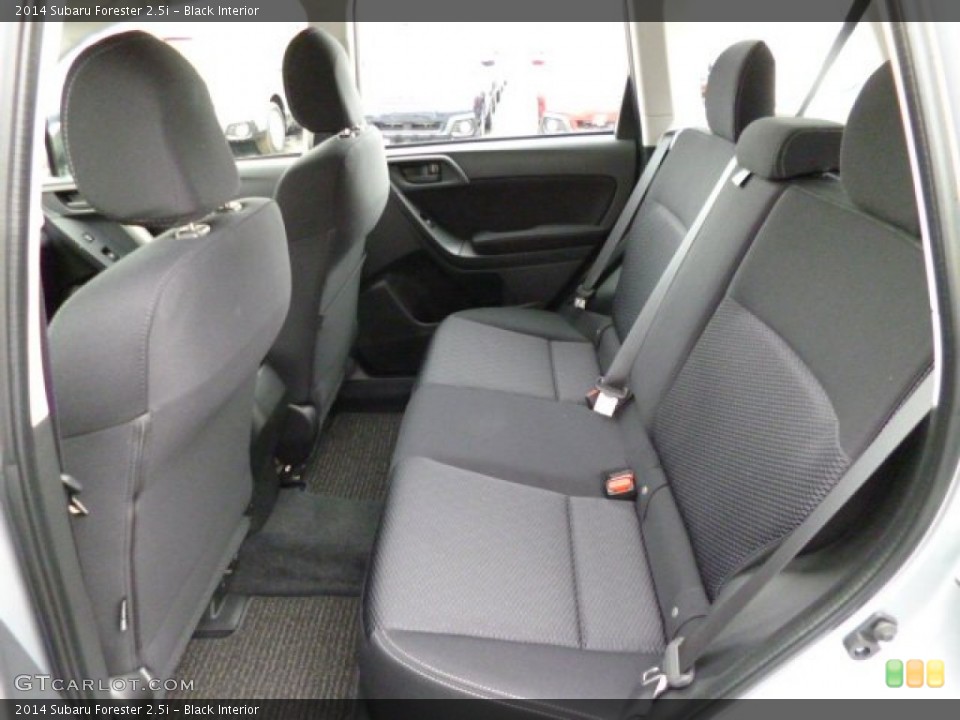 Black Interior Rear Seat for the 2014 Subaru Forester 2.5i #78883029