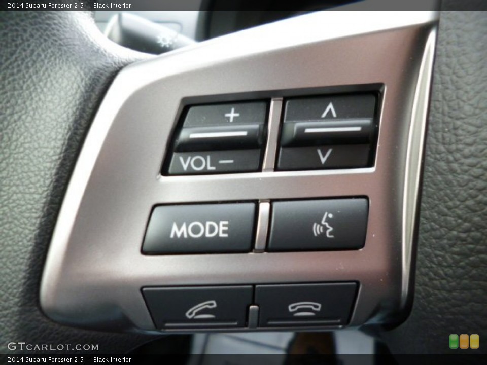Black Interior Controls for the 2014 Subaru Forester 2.5i #78883117