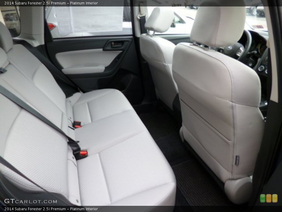 Platinum Interior Rear Seat for the 2014 Subaru Forester 2.5i Premium #78883365