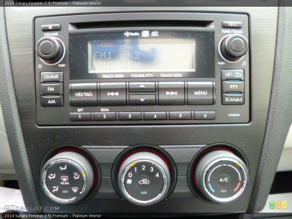 Platinum Interior Controls for the 2014 Subaru Forester 2.5i Premium #78883506