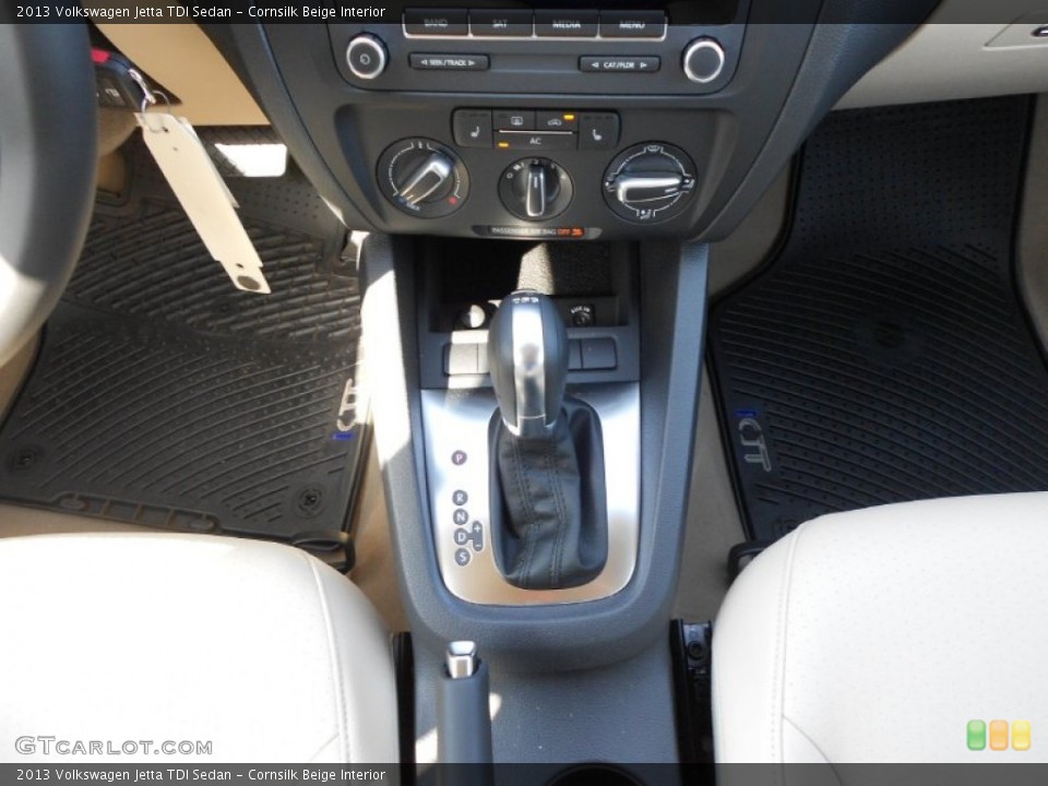 Cornsilk Beige Interior Transmission for the 2013 Volkswagen Jetta TDI Sedan #78884412