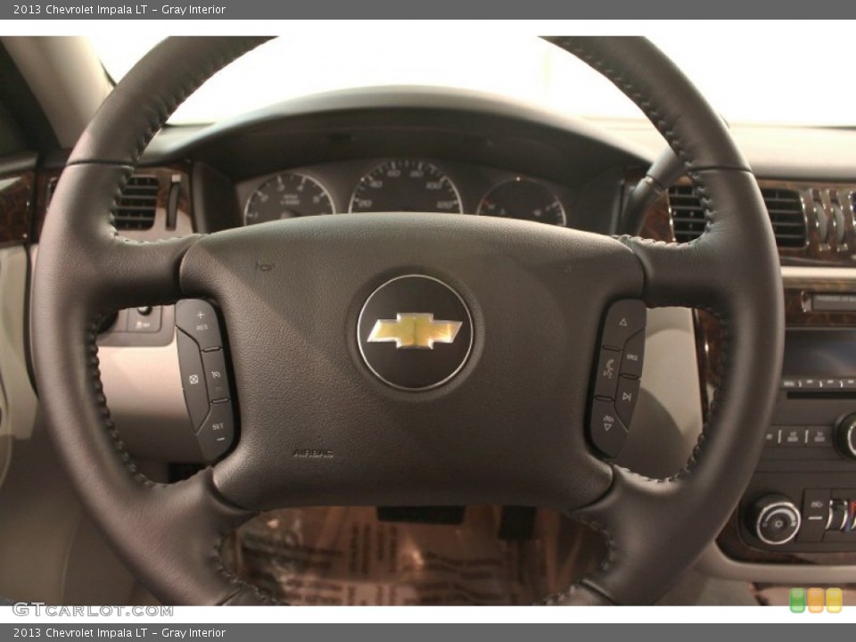 Gray Interior Steering Wheel for the 2013 Chevrolet Impala LT #78885594
