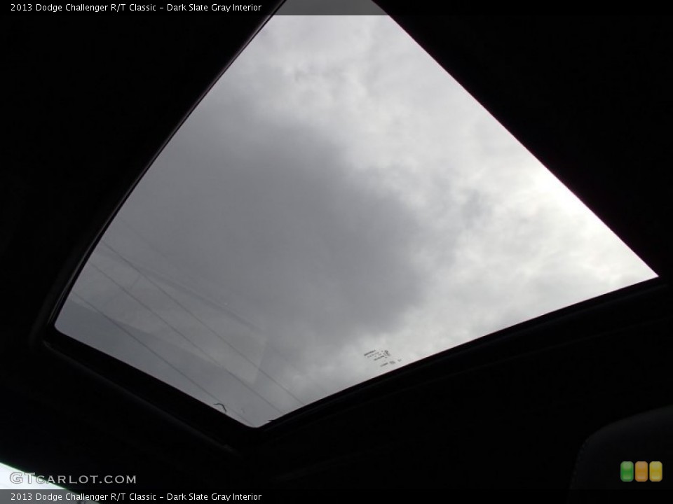 Dark Slate Gray Interior Sunroof for the 2013 Dodge Challenger R/T Classic #78885875