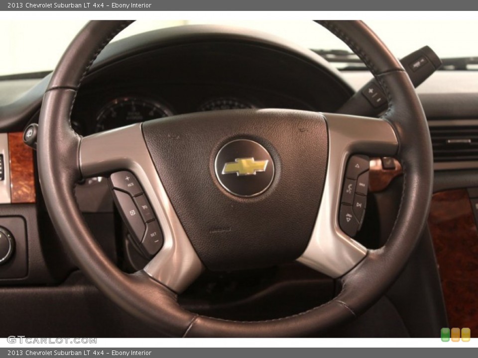 Ebony Interior Steering Wheel for the 2013 Chevrolet Suburban LT 4x4 #78886608
