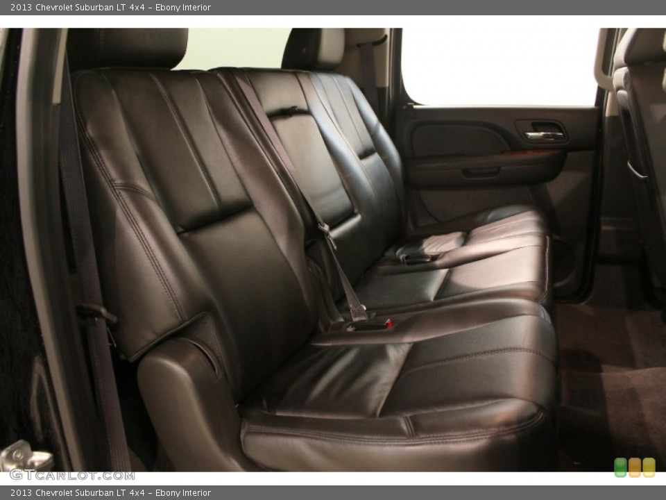 Ebony Interior Rear Seat for the 2013 Chevrolet Suburban LT 4x4 #78886731