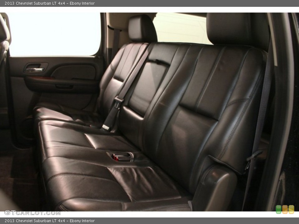Ebony Interior Rear Seat for the 2013 Chevrolet Suburban LT 4x4 #78886747