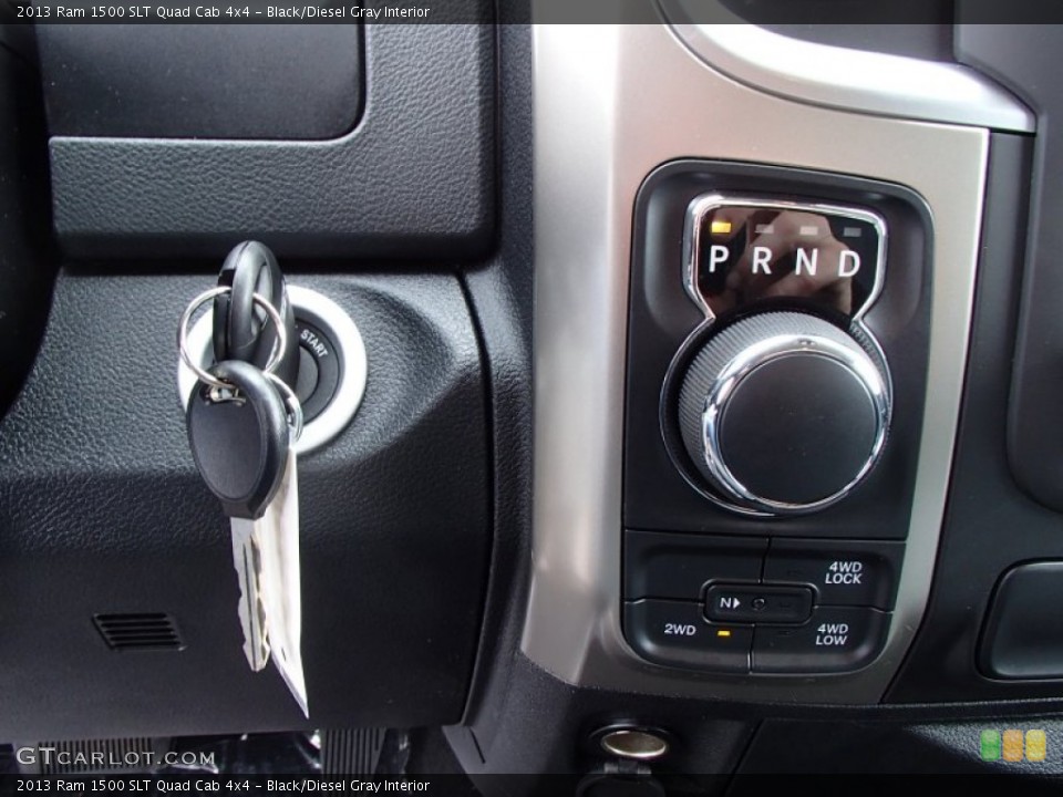 Black/Diesel Gray Interior Transmission for the 2013 Ram 1500 SLT Quad Cab 4x4 #78886785