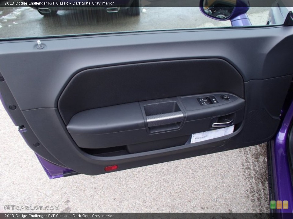 Dark Slate Gray Interior Door Panel for the 2013 Dodge Challenger R/T Classic #78887572