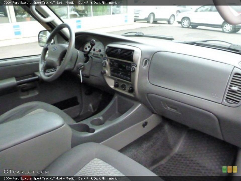 Medium Dark Flint/Dark Flint Interior Dashboard for the 2004 Ford Explorer Sport Trac XLT 4x4 #78887586