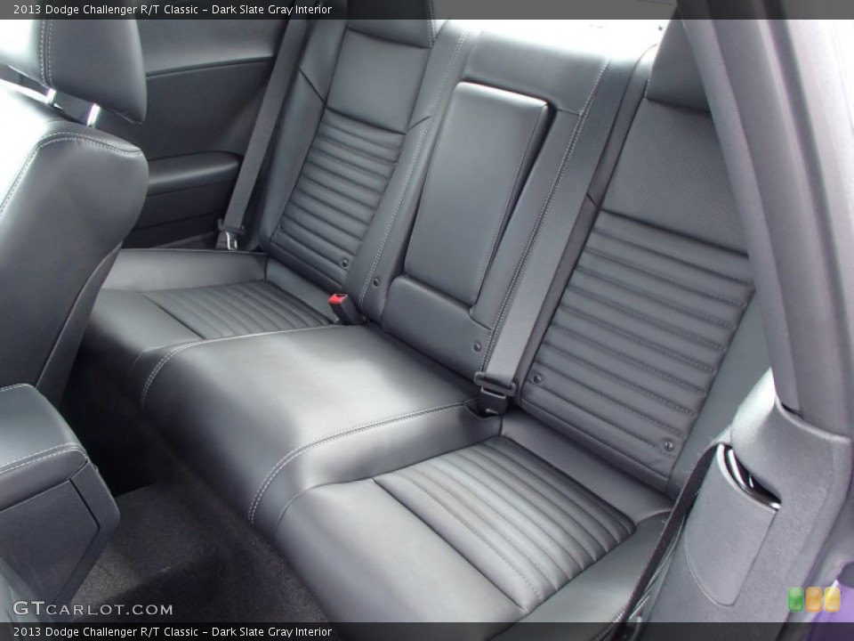 Dark Slate Gray Interior Rear Seat for the 2013 Dodge Challenger R/T Classic #78887592