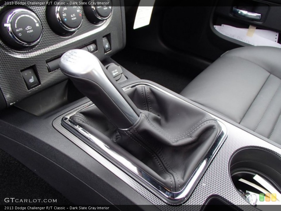 Dark Slate Gray Interior Transmission for the 2013 Dodge Challenger R/T Classic #78887679