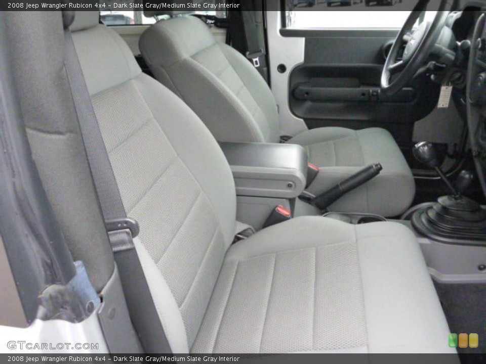 Dark Slate Gray/Medium Slate Gray Interior Photo for the 2008 Jeep Wrangler Rubicon 4x4 #78889088