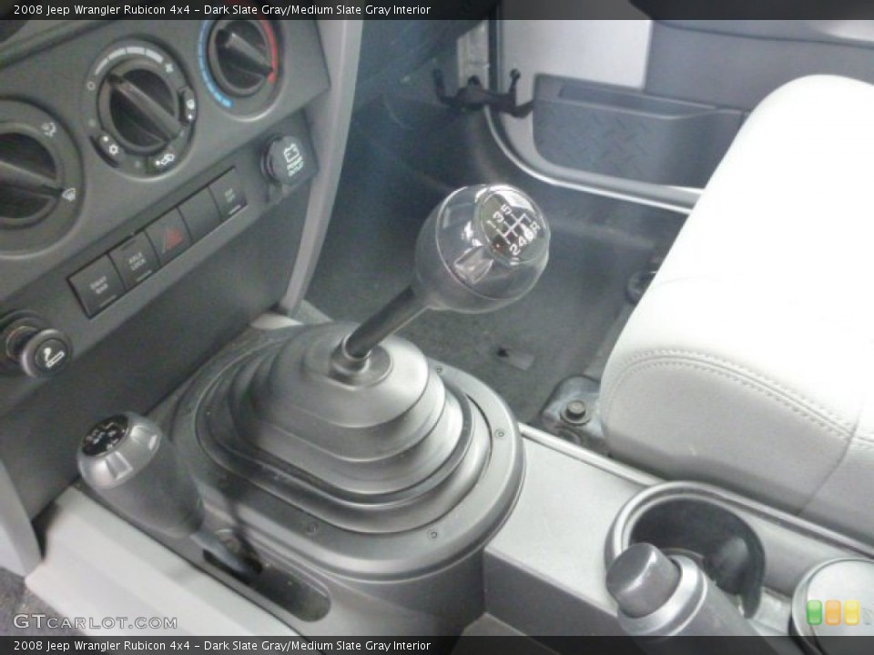 Dark Slate Gray/Medium Slate Gray Interior Transmission for the 2008 Jeep Wrangler Rubicon 4x4 #78889241
