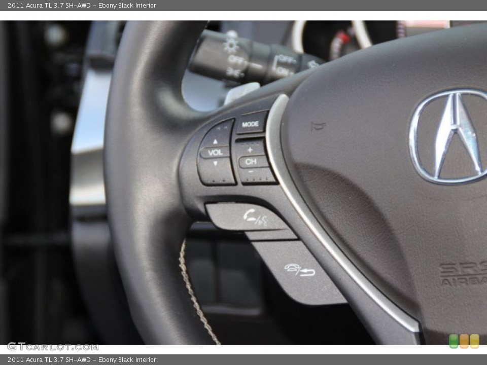 Ebony Black Interior Controls for the 2011 Acura TL 3.7 SH-AWD #78889587
