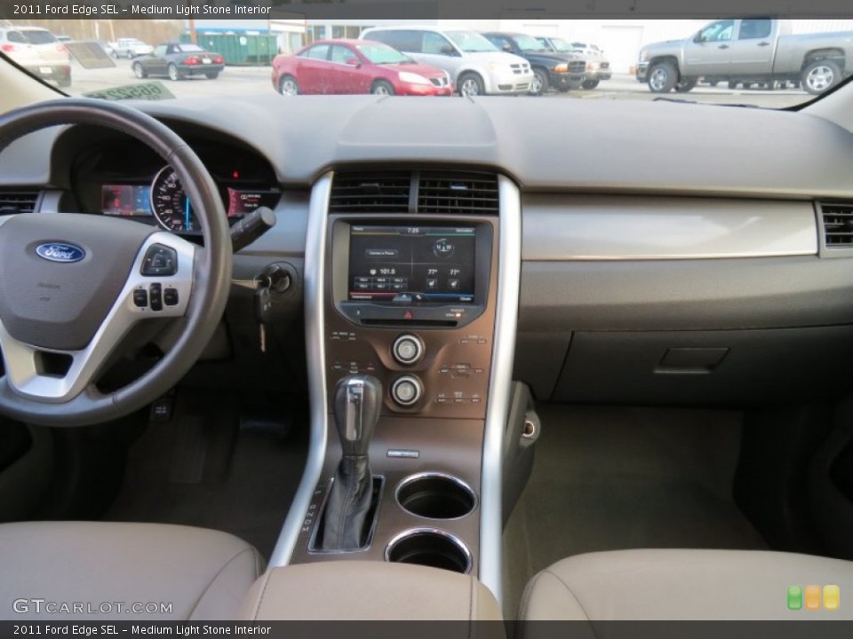 Medium Light Stone Interior Dashboard for the 2011 Ford Edge SEL #78889590