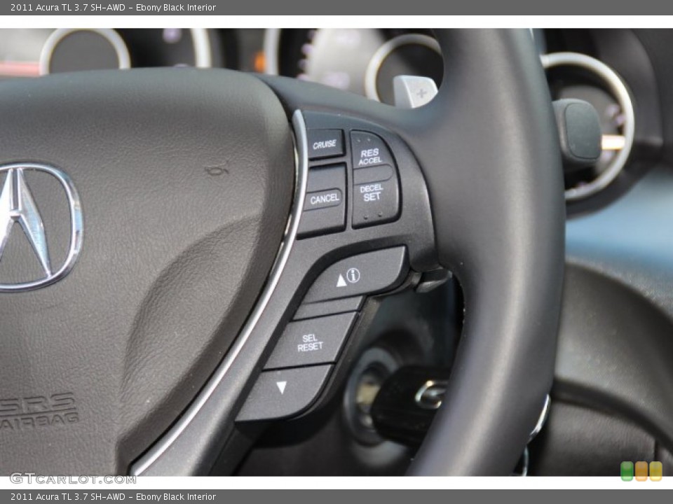 Ebony Black Interior Controls for the 2011 Acura TL 3.7 SH-AWD #78889605