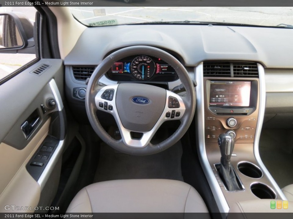 Medium Light Stone Interior Dashboard for the 2011 Ford Edge SEL #78889609