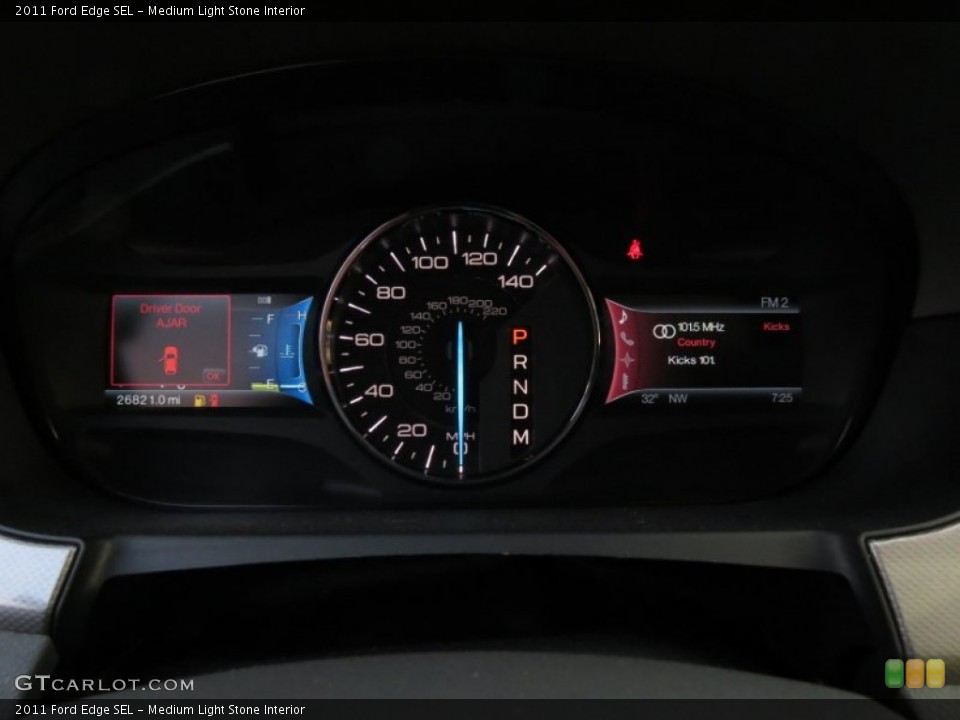 Medium Light Stone Interior Gauges for the 2011 Ford Edge SEL #78889624