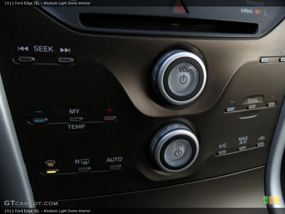 Medium Light Stone Interior Controls for the 2011 Ford Edge SEL #78889683