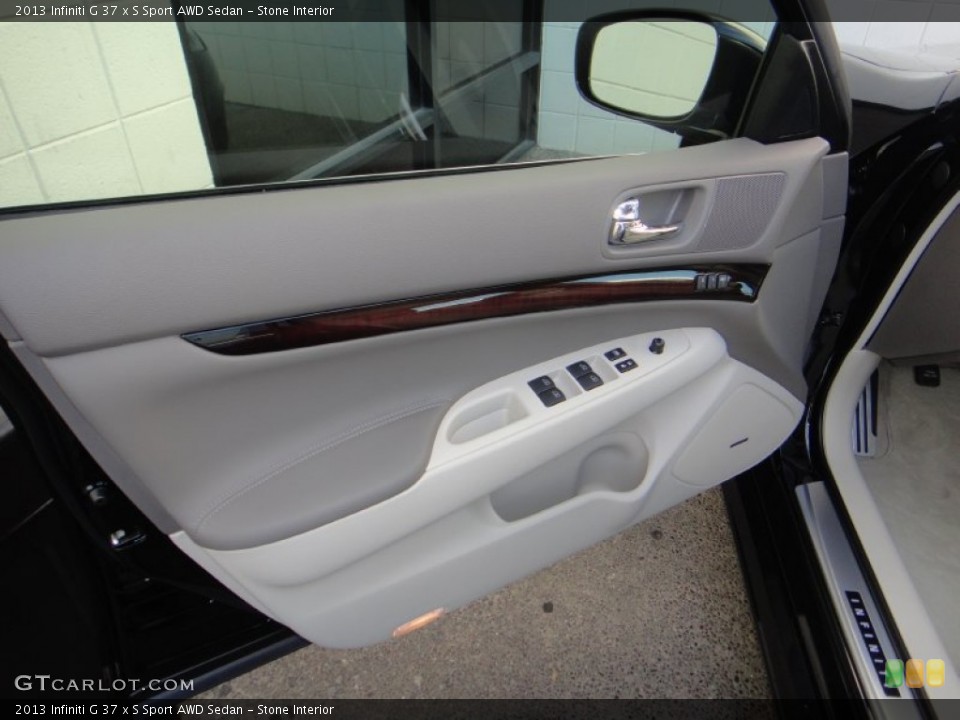 Stone Interior Door Panel for the 2013 Infiniti G 37 x S Sport AWD Sedan #78890526