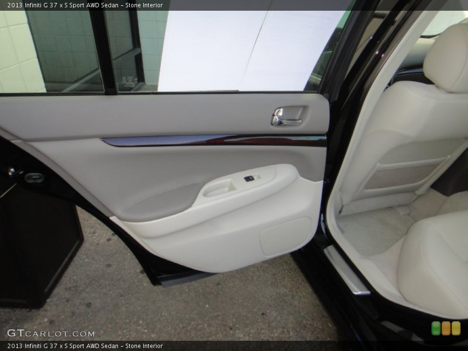 Stone Interior Door Panel for the 2013 Infiniti G 37 x S Sport AWD Sedan #78890565
