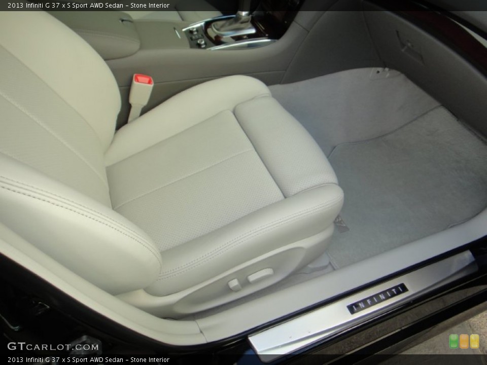 Stone Interior Front Seat for the 2013 Infiniti G 37 x S Sport AWD Sedan #78890643
