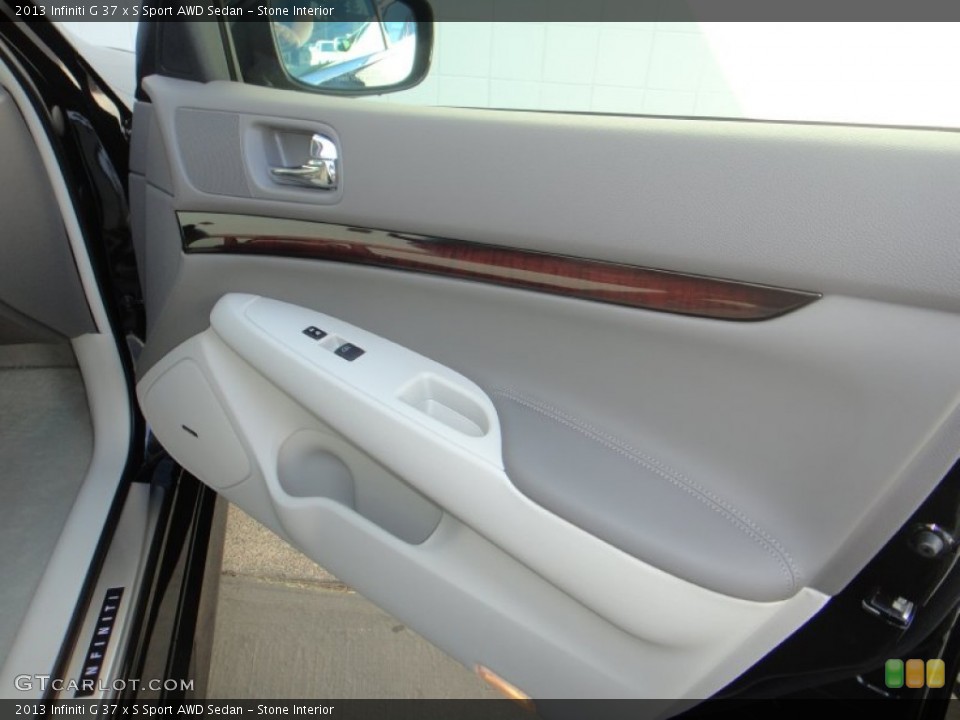 Stone Interior Door Panel for the 2013 Infiniti G 37 x S Sport AWD Sedan #78890685
