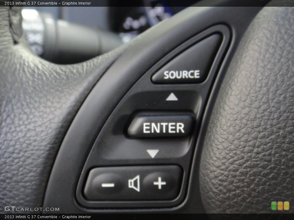 Graphite Interior Controls for the 2013 Infiniti G 37 Convertible #78891241