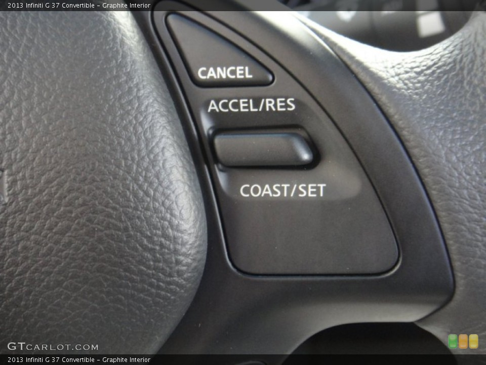 Graphite Interior Controls for the 2013 Infiniti G 37 Convertible #78891263