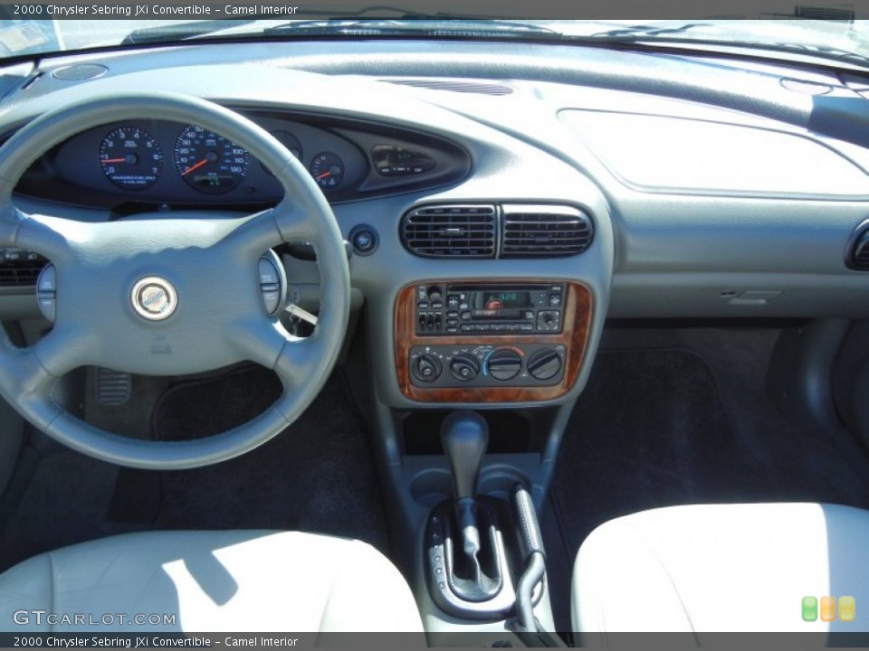 Camel Interior Dashboard for the 2000 Chrysler Sebring JXi Convertible #78892049