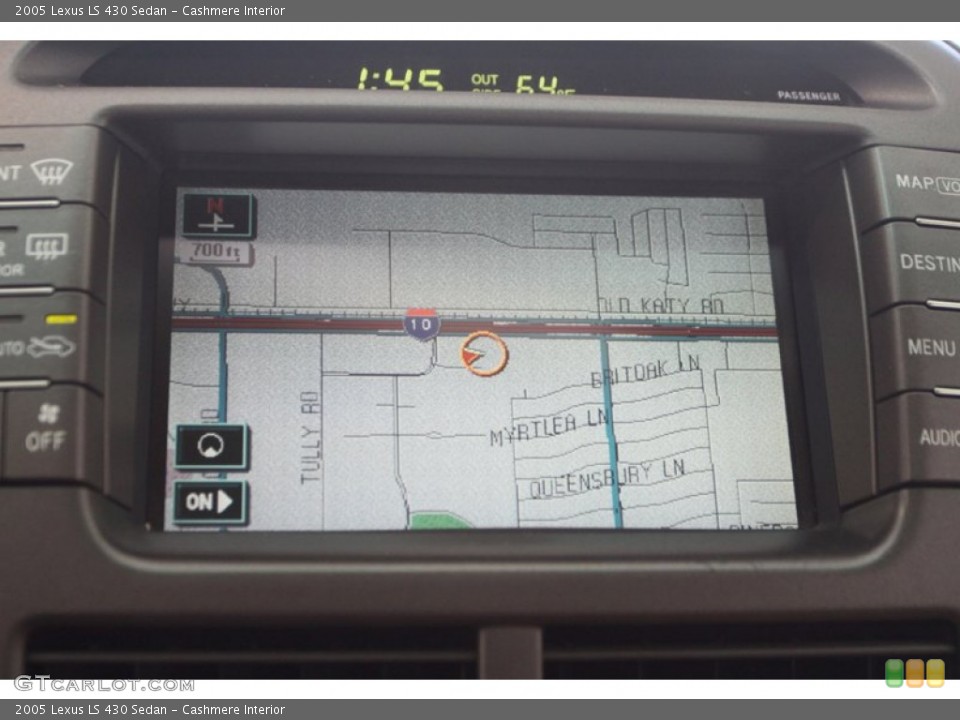 Cashmere Interior Navigation for the 2005 Lexus LS 430 Sedan #78893484