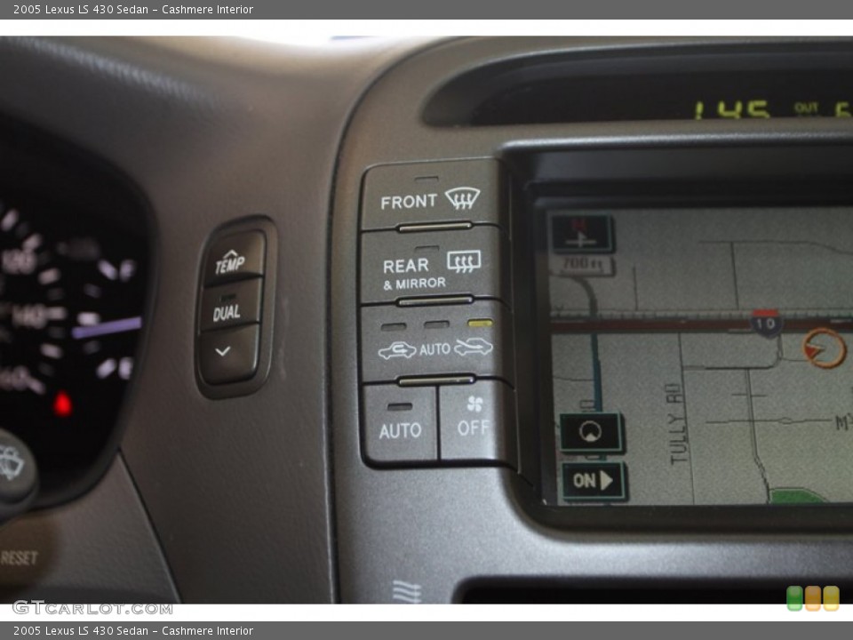 Cashmere Interior Controls for the 2005 Lexus LS 430 Sedan #78893503