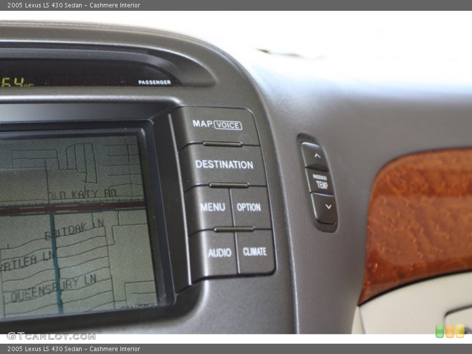 Cashmere Interior Controls for the 2005 Lexus LS 430 Sedan #78893526
