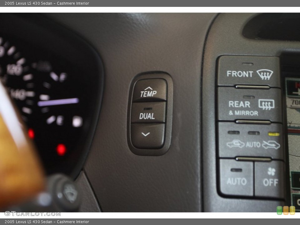 Cashmere Interior Controls for the 2005 Lexus LS 430 Sedan #78893538