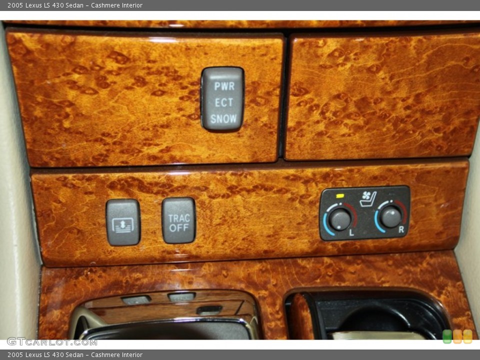 Cashmere Interior Controls for the 2005 Lexus LS 430 Sedan #78893582