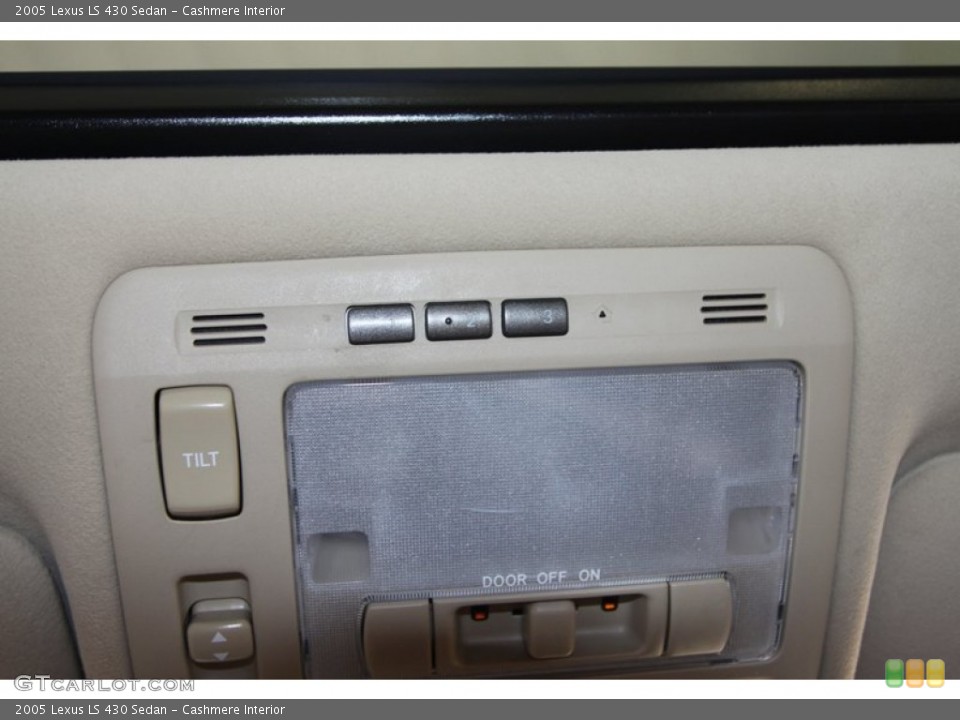 Cashmere Interior Controls for the 2005 Lexus LS 430 Sedan #78893652