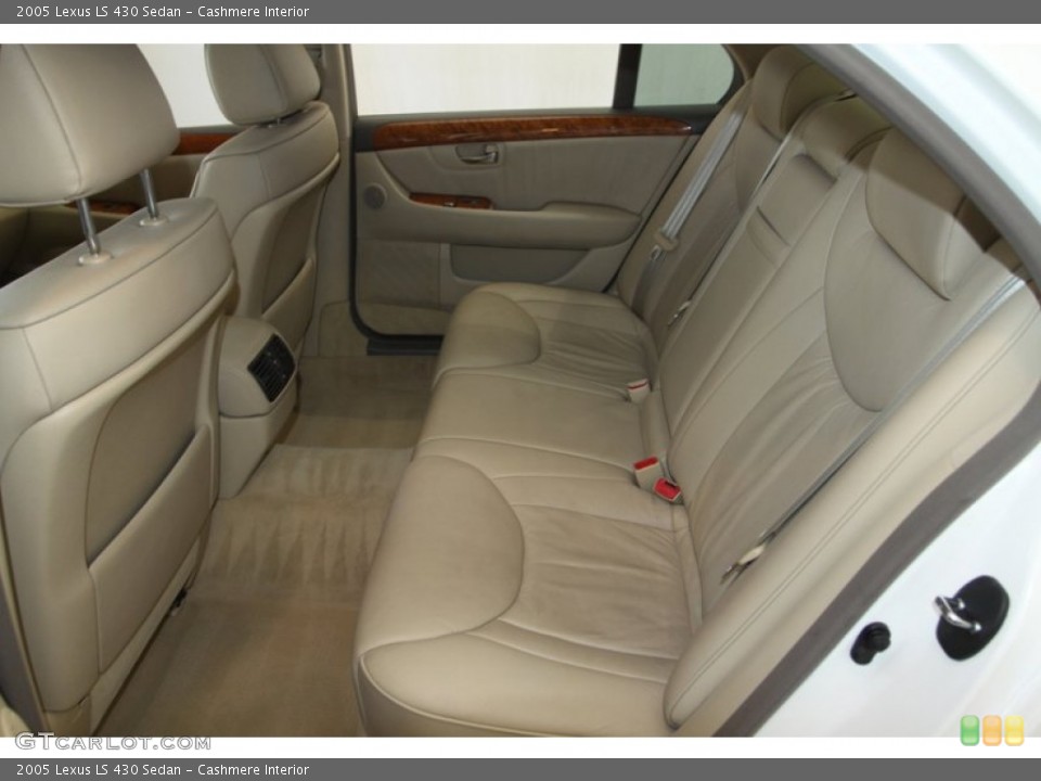 Cashmere Interior Rear Seat for the 2005 Lexus LS 430 Sedan #78893746