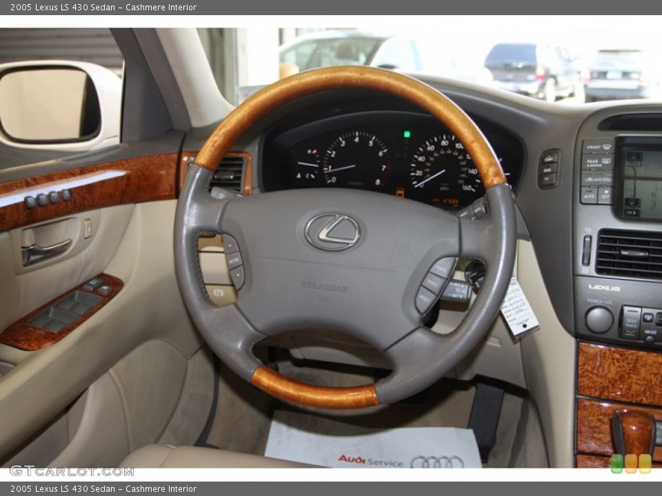 Cashmere Interior Steering Wheel for the 2005 Lexus LS 430 Sedan #78893775