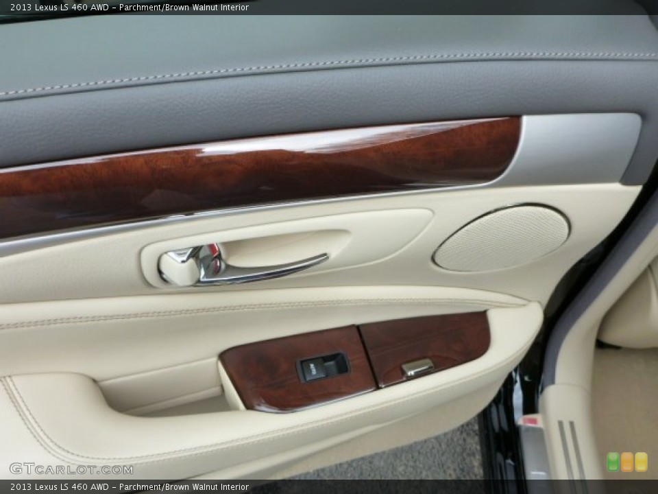 Parchment/Brown Walnut Interior Door Panel for the 2013 Lexus LS 460 AWD #78893937