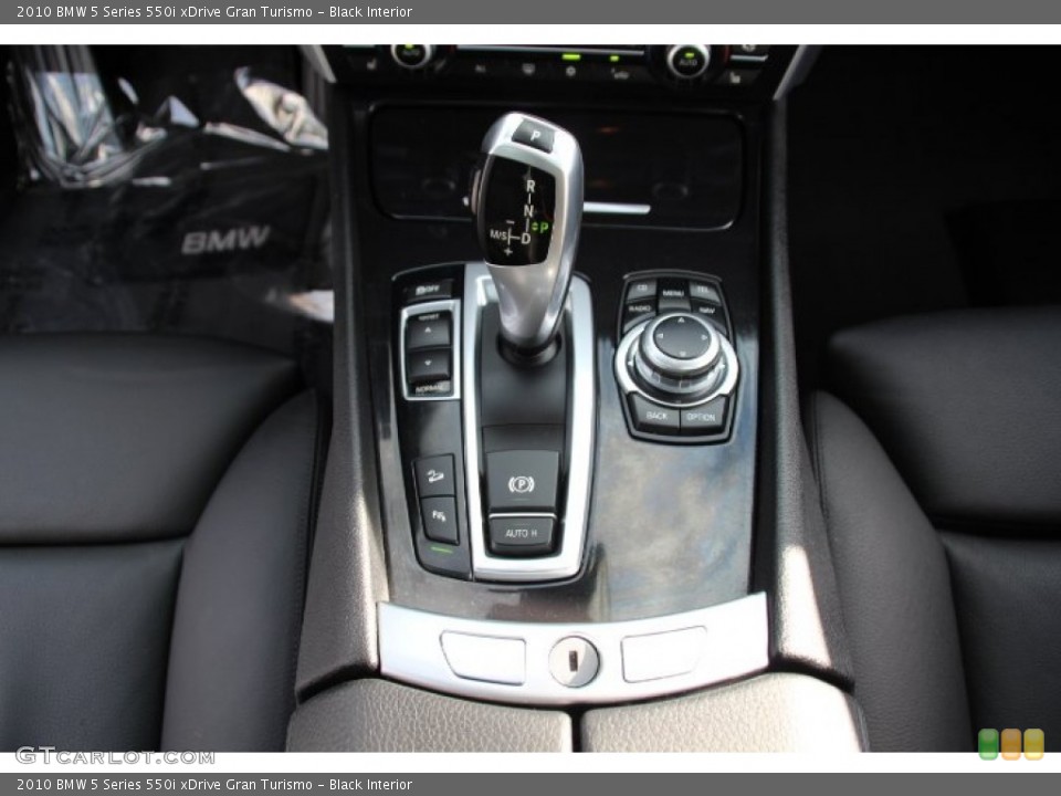 Black Interior Transmission for the 2010 BMW 5 Series 550i xDrive Gran Turismo #78894450