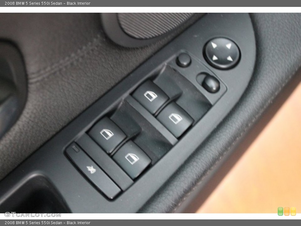 Black Interior Controls for the 2008 BMW 5 Series 550i Sedan #78894500