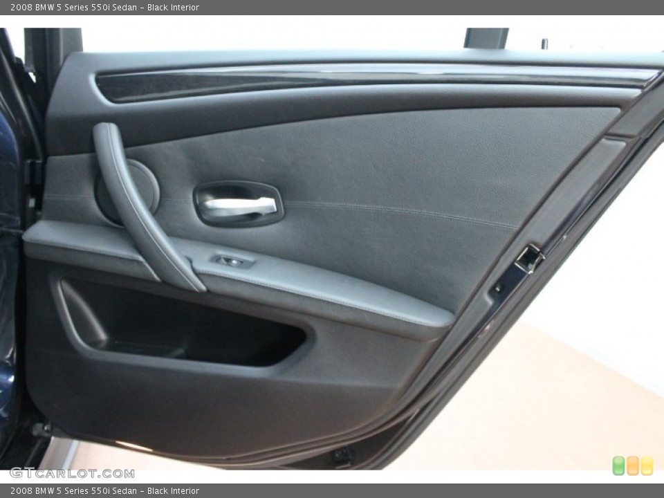 Black Interior Door Panel for the 2008 BMW 5 Series 550i Sedan #78894642