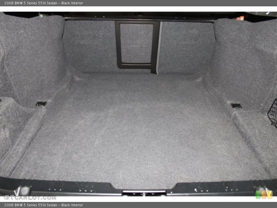 Black Interior Trunk for the 2008 BMW 5 Series 550i Sedan #78894708