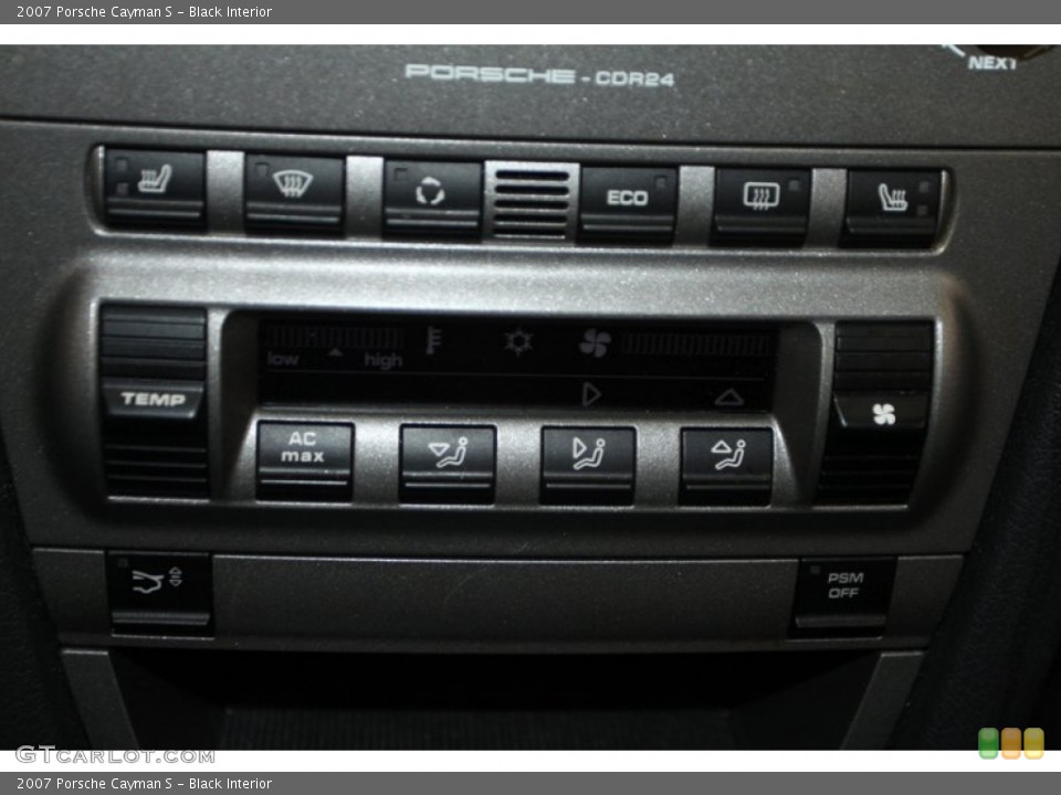 Black Interior Controls for the 2007 Porsche Cayman S #78895032