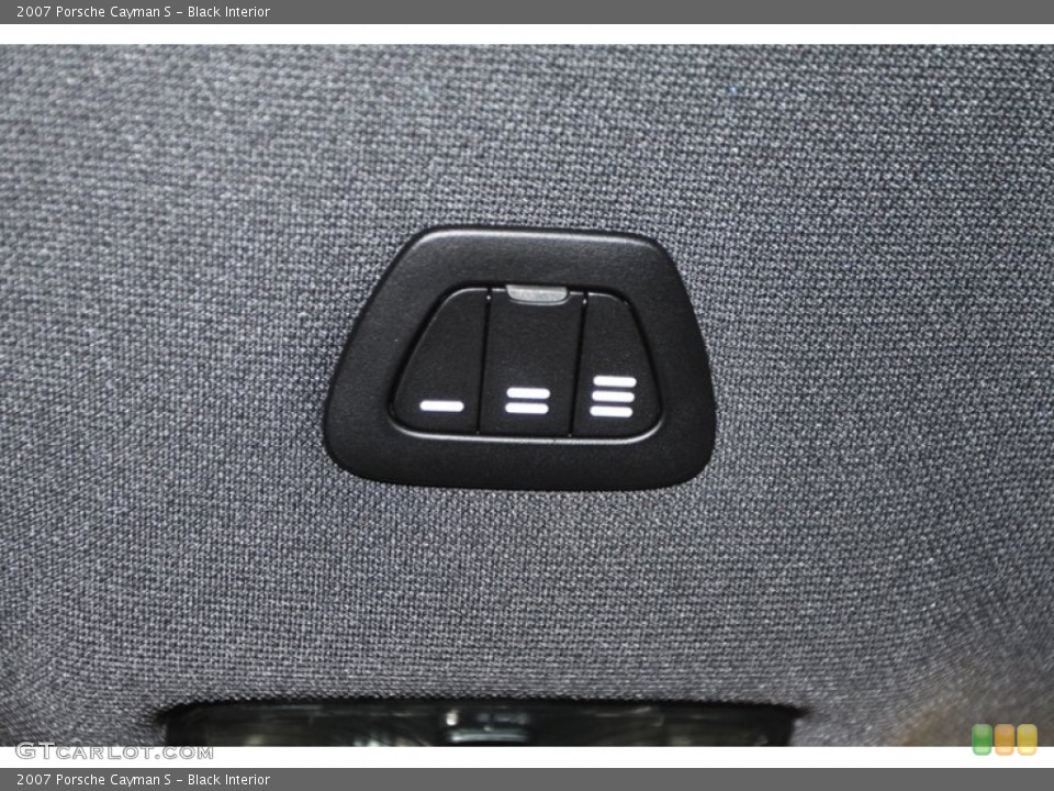 Black Interior Controls for the 2007 Porsche Cayman S #78895096